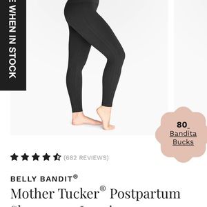 Belly Bandit Mother Tucker Postpartum leggings size large